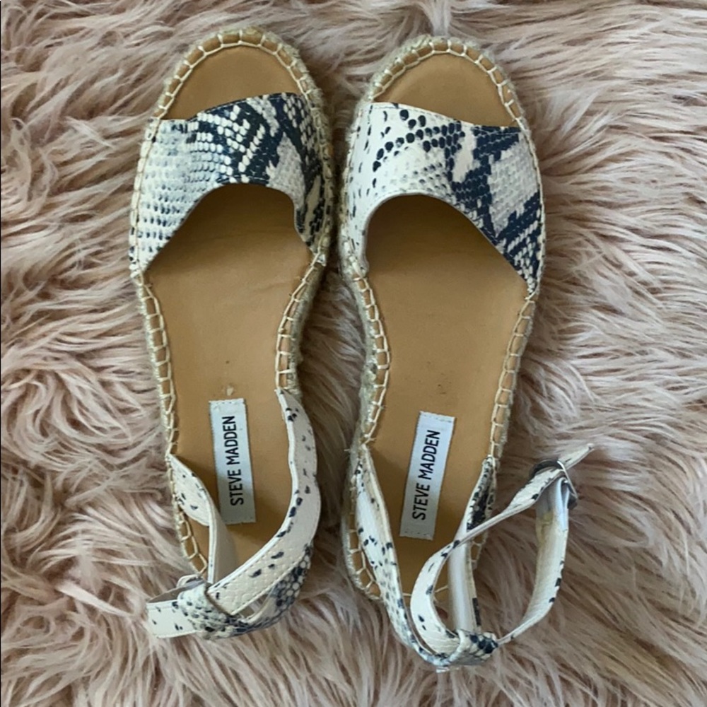 Steve Madden mini platform espadrilles